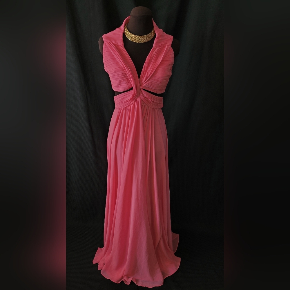 NWOT Size Large Coral Pink Prom/Formal Dress